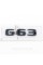 Шильдик надпись багажника G63 Mercedes-Benz Мерседес Г63 Черный
