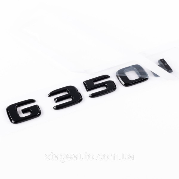 Шильдик надпись багажника G350d Mercedes-Benz Мерседес Г350д Черный