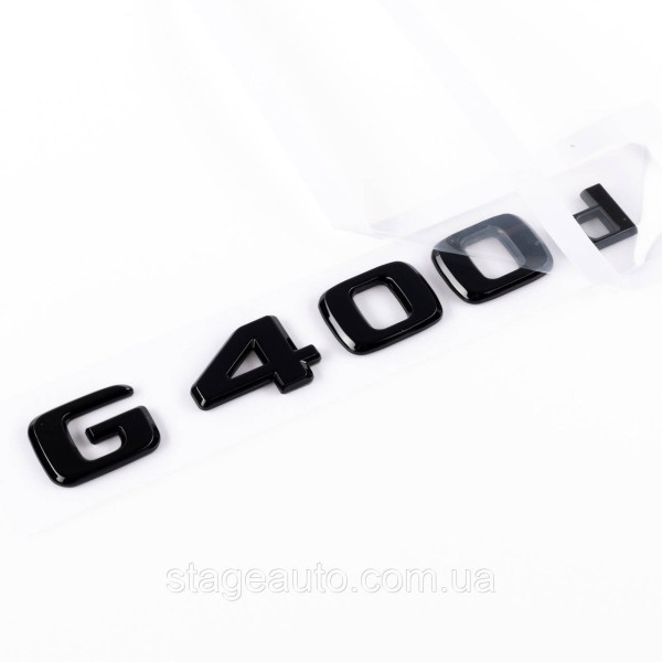 Шильдик надпись багажника G400d Mercedes-Benz Мерседес Г400д Черный