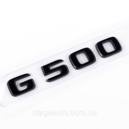Шильдик надпись багажника G500 Mercedes-Benz Мерседес Г500 Черный