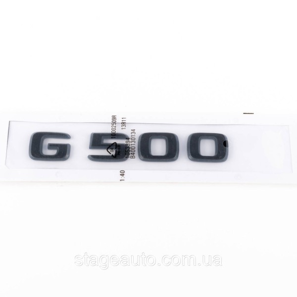 Шильдик надпись багажника G500 Mercedes-Benz Мерседес Г500 Черный