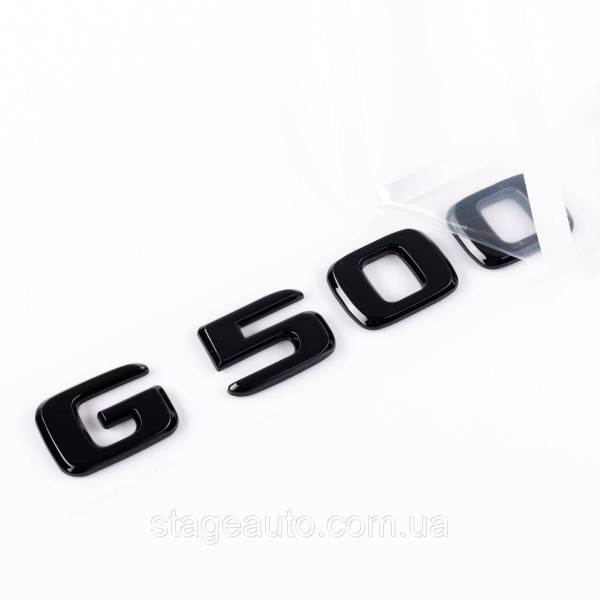 Шильдик надпись багажника G500 Mercedes-Benz Мерседес Г500 Черный