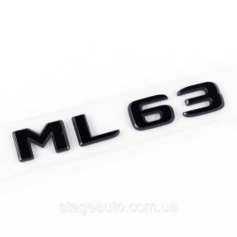 Шильдик надпись багажника ML63 Mercedes-Benz Мерседес МЛ63 Черный