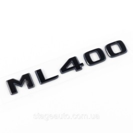 Шильдик надпись багажника ML400 Mercedes-Benz Мерседес МЛ400 Черный