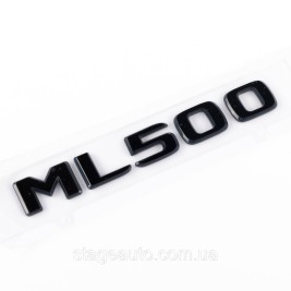 Шильдик надпись багажника ML500 Mercedes-Benz Мерседес МЛ500 Черный