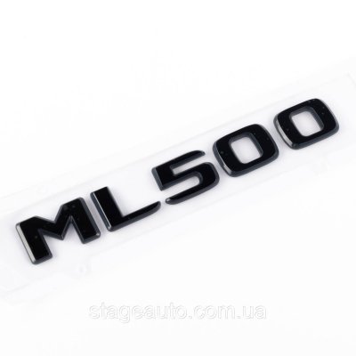 Шильдик надпись багажника ML500 Mercedes-Benz Мерседес МЛ500 Чорний