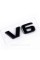 Шильдик надпись багажника V6 Mercedes-Benz Мерседес В6 Черный