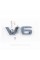 Шильдик надпись багажника V6 Mercedes-Benz Мерседес В6 Хромированый