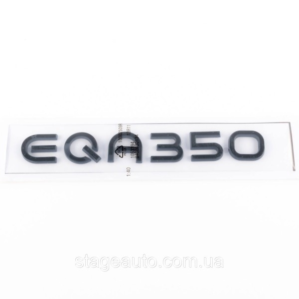 Шильдик надпись багажника EQA350 Mercedes-Benz Мерседес Черный
