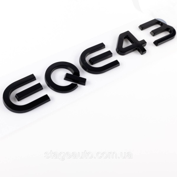 Шильдик надпись багажника EQE43 Mercedes-Benz Мерседес Черный
