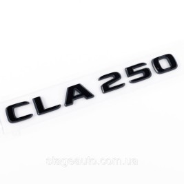 Шильдик надпись багажника CLA250 Mercedes-Benz Мерседес ЦЛА250 Черный