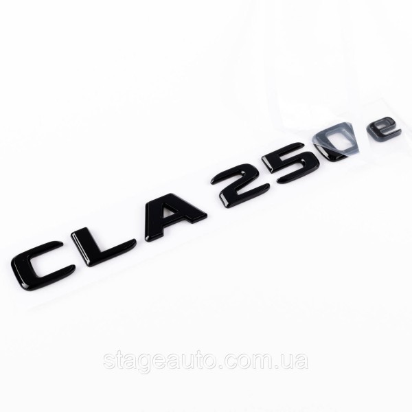 Шильдик надпись багажника CLA250e Mercedes-Benz Мерседес ЦЛА250е Черный