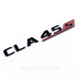 Шильдик надпись багажника CLA45s Mercedes-Benz Мерседес ЦЛА45с Черный