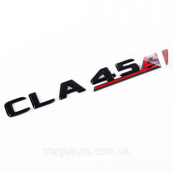 Шильдик надпись багажника CLA45s Mercedes-Benz Мерседес ЦЛА45с Черный