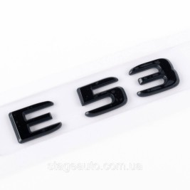 Шильдик надпись багажника E53 Mercedes-Benz Мерседес Е53 Черный