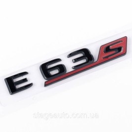 Шильдик надпись багажника E63s Mercedes-Benz Мерседес Е63с Черный