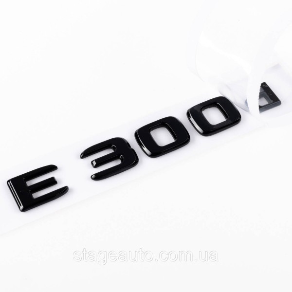 Шильдик надпись багажника E300d Mercedes-Benz Мерседес Е300д Черный