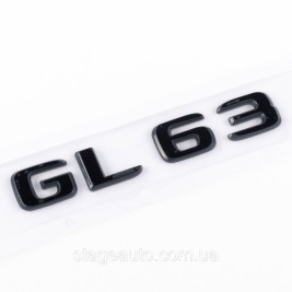 Шильдик надпись багажника GL63 Mercedes-Benz Мерседес ГЛ63 Черный