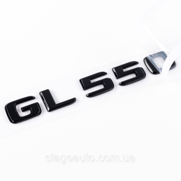 Шильдик надпись багажника GL550 Mercedes-Benz Мерседес ГЛ550 Черный