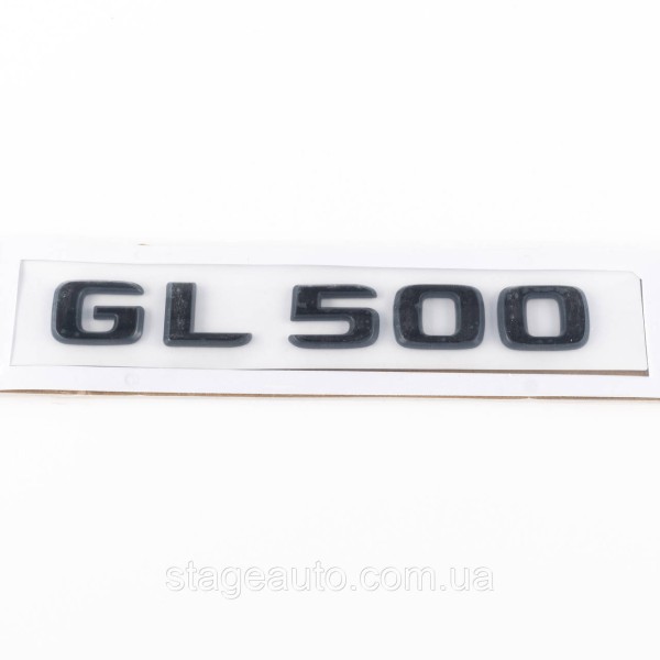 Шильдик надпись багажника GL500 Mercedes-Benz Мерседес ГЛ500 Черный