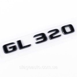 Шильдик надпись багажника GL320 Mercedes-Benz Мерседес ГЛ320 Черный