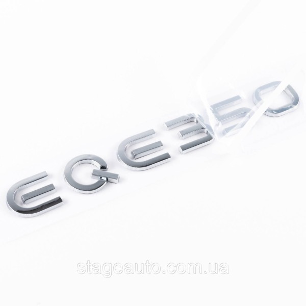 Шильдик надпись багажника EQE350 Mercedes-Benz Мерседес Хромированый