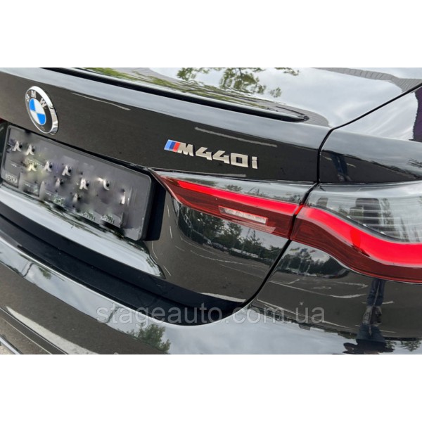 Спойлер багажника BMW 4 G22 2020-2025 (ABS пластик) БМВ Г22 черный глянец