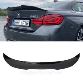 Спойлер багажника BMW 4 F32 2012-2020 стиль PSM (ABS пластик) БМВ Ф32 черный глянец