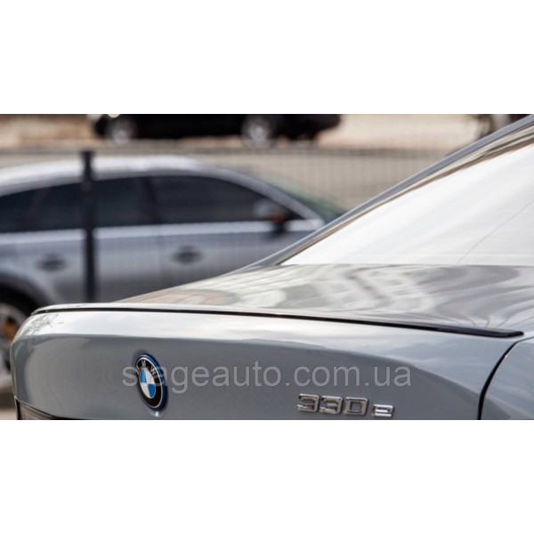 Спойлер багажника BMW 3 G20 2019-2022 (ABS пластик) БМВ Г20 черный глянец