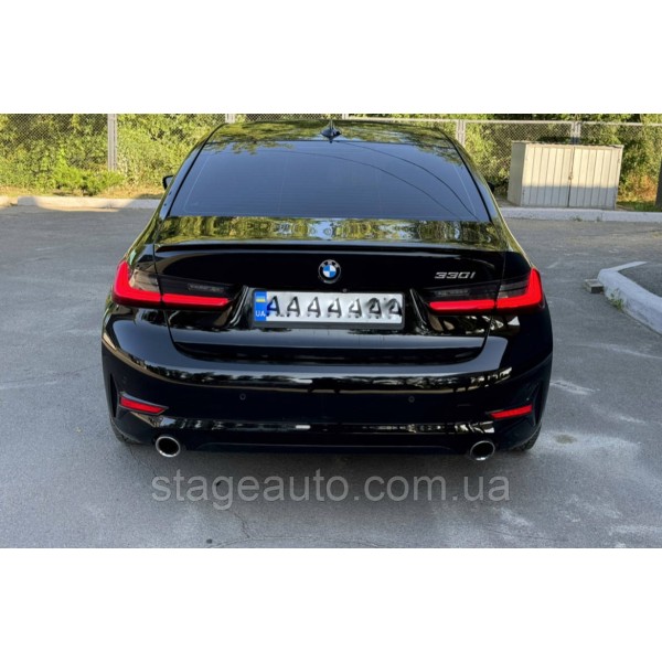 Спойлер багажника BMW 3 G20 2019-2022 стиль М Perfomance (ABS пластик) БМВ Г20 черный глянец