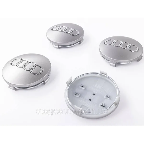 Ковпачок заглушка в литий диск Audi 60 мм 57мм Сірий 4B0601170