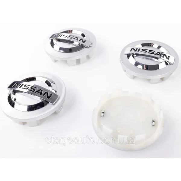 Caps plugs for alloy wheels NISSAN Nissan 54 mm Silver C7042K54