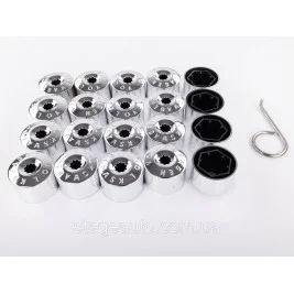 Ковпачки для болтів VAG 17mm 1K0601173A Хром