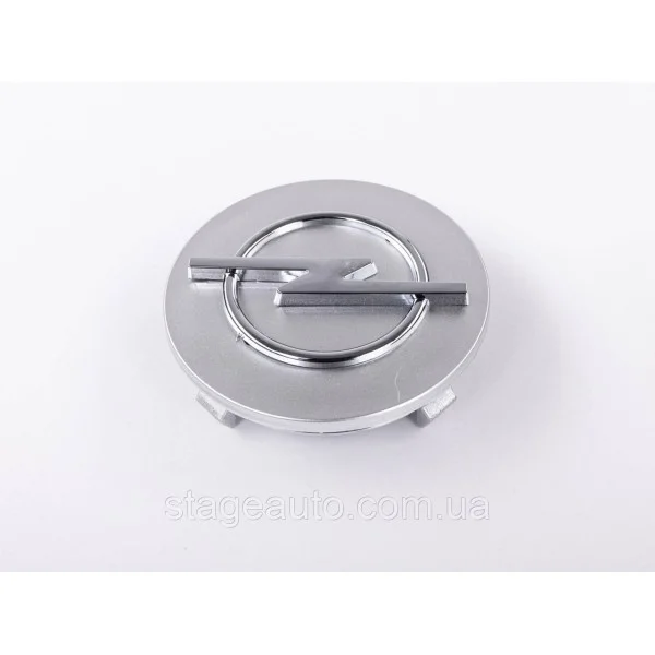 Ковпачки заглушки в литі диски OPEL Опель, 64 мм Сріблясті (O9 09 127 953 GD)