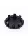 Caps plugs for alloy wheels KIA (KIA) 58 mm Logo Chrome Black C5314K58