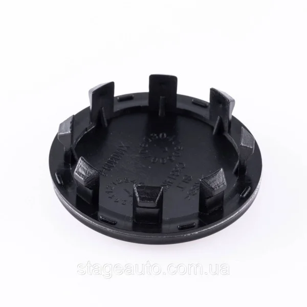 Caps plugs for alloy wheels KIA (KIA) 58 mm Logo Chrome Black C5314K58