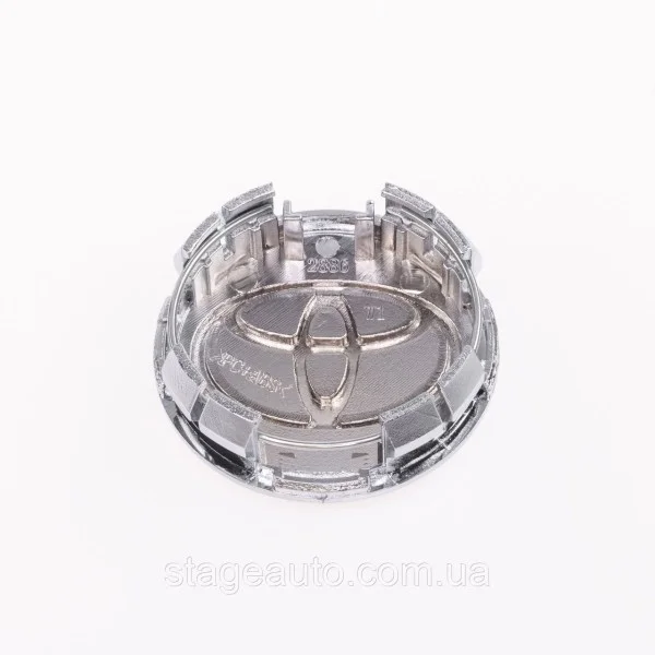 Колпачки заглушки в литые диски TOYOTA Тойота, 57 мм Серебристые 42603-02220