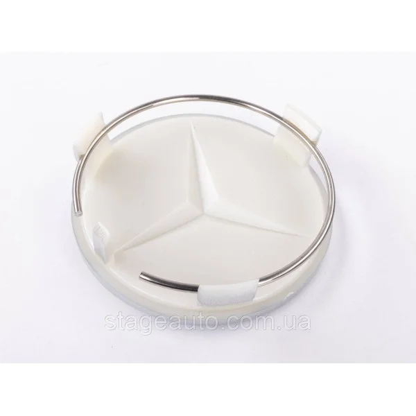 Caps plugs for alloy wheels Mercedes-Benz Mercedes 75 mm OLD Silver Matt
