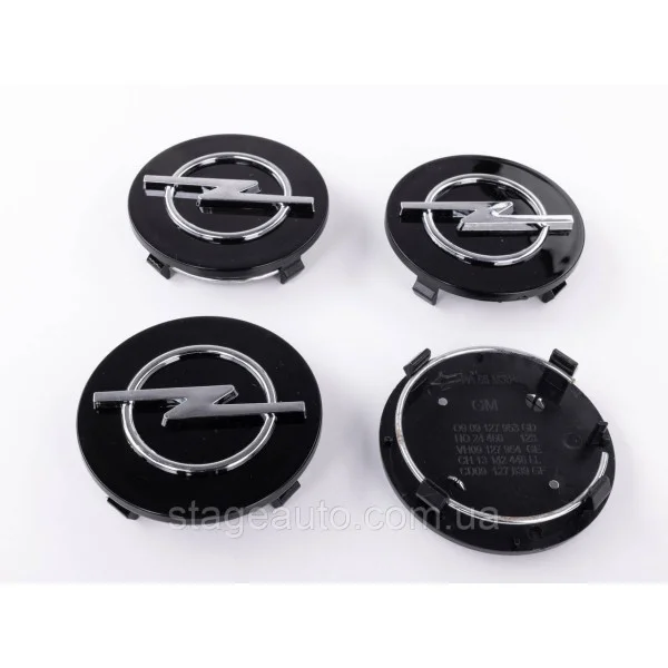 Caps for alloy wheels OPEL Opel, 64 mm Black (O9 09 127 953 GD)