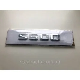 Trunk inscription signboard Mercedes-Benz S500