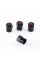 Protective caps for valve nipples Mitsubishi Mitsubishi 4 pcs Black