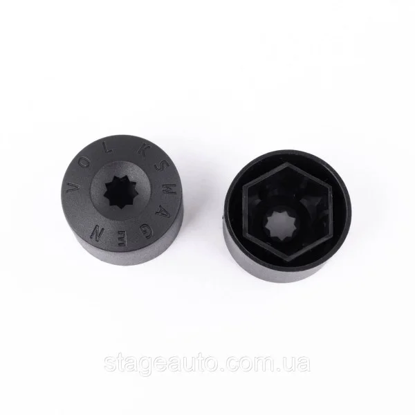 Колпачки на колесные болты Гайки Volkswagen 17мм 1K0 601173 9B9