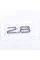 Trunk nameplate, trunk inscription Audi, Audi 2.8, A3, A4, A5, A6, A7, A8, Q3, Q5, Q7