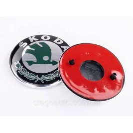 Emblem badge on the hood, trunk Skoda Skoda 79mm, Octavia tour, Octavia A5, Fabia 1, Fabia 2
