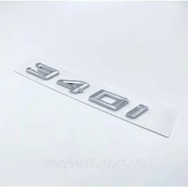 Шильдік Напис Багажника BMW 340i, 340I, E30, E36, E46, E90, E91, E92, E93, F30, G20