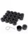 Bolt caps 17mm, VAG. Set 16+4pcs, nut caps