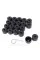 Bolt caps 17mm, VAG. Set 16+4pcs, nut caps