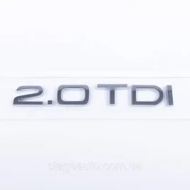 Шильдик на багажник Audi, напис на багажник Audi, Audi 2.0TDI, A3, A4, A5, A6, A7, A8, Q3, Q5, Q7, 2.0TDI