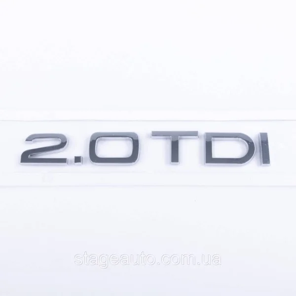 Audi trunk sign, Audi trunk inscription, Audi 2.0TDI, A3, A4, A5, A6, A7, A8, Q3, Q5, Q7, 2.0TDI