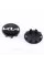 Caps plugs for alloy wheels KIA (KIA) 58 mm Logo Chrome Black C5314K58